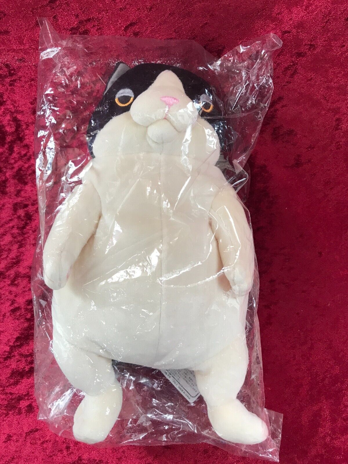 Shinada Global Plush Doll Mochi Neko Cat Hachiware M Japan