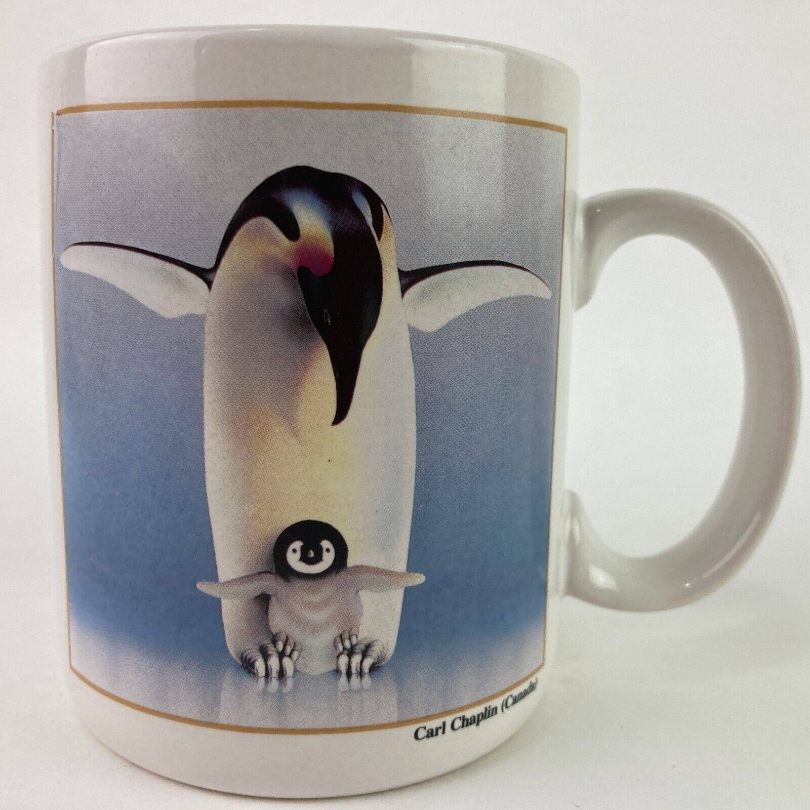 Emperor Penguins Carl Chaplin Canada Mug Cup United Nations Children Hope World
