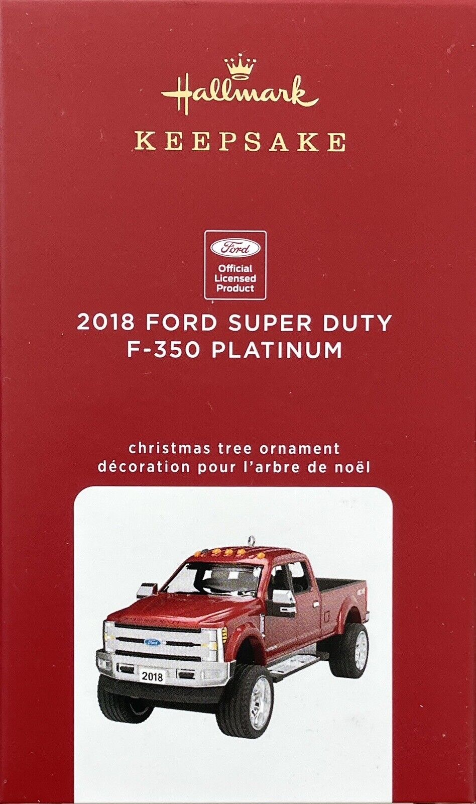 2020 Hallmark Keepsake Ornament 2018 Ford Super Duty F-350 Platinum