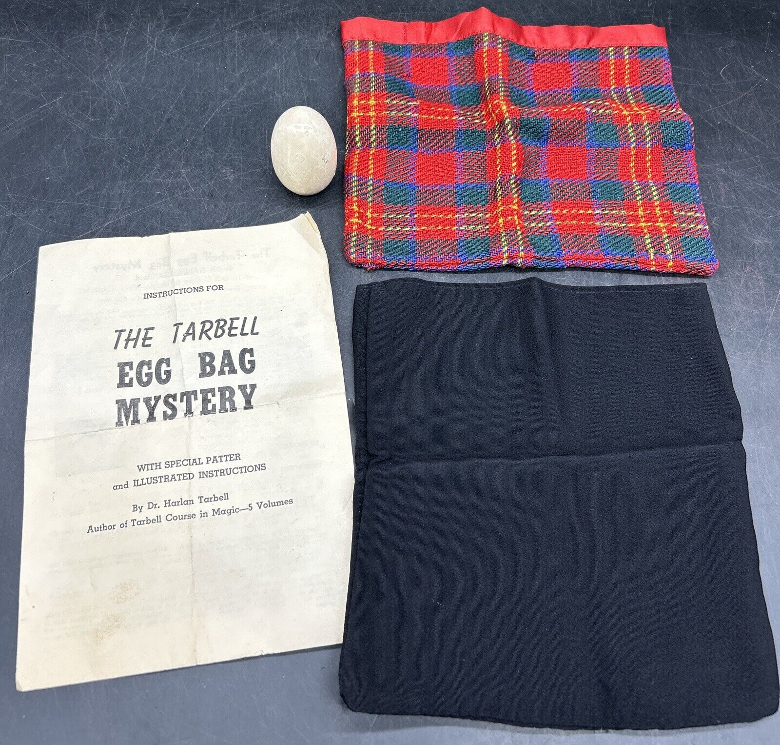 Vintage 1946 The Tarbell Egg Bag Mystery With Instructions RARE