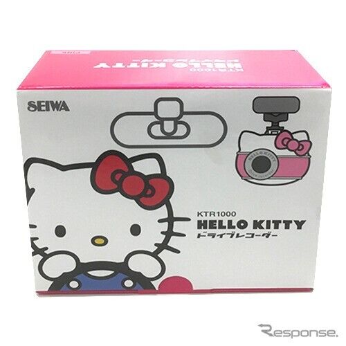 Hello Kitty Car Drive Recorder SEIWA KTR2000 FullHD HDR/WDR Safety Sony Sensor