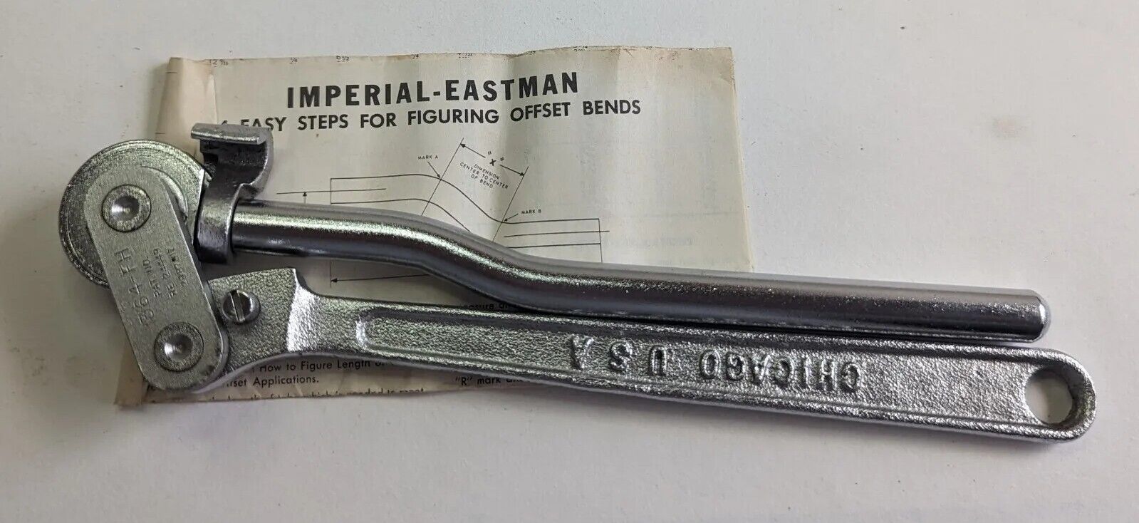Imperial Eastman 364-FH tube bender 1/4O.D 9/16R