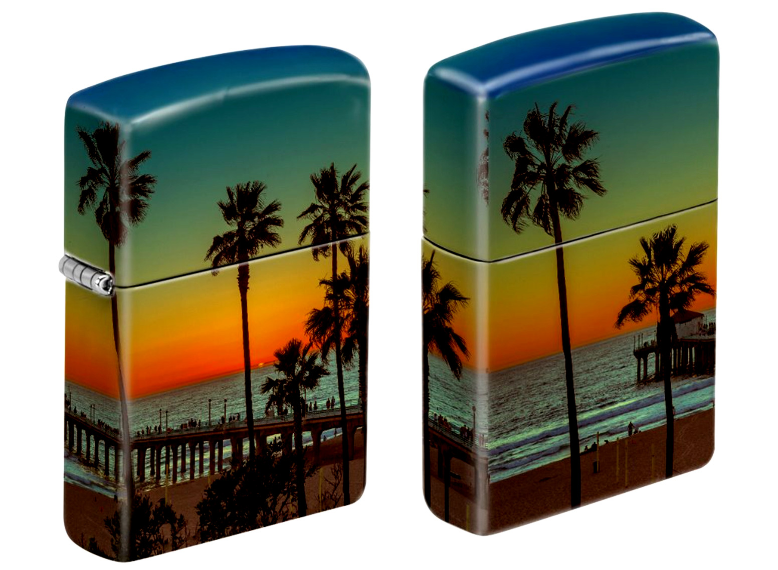 Zippo California Beach Scene Lighter, 540 Wrap Around Process, 99350, New In Box