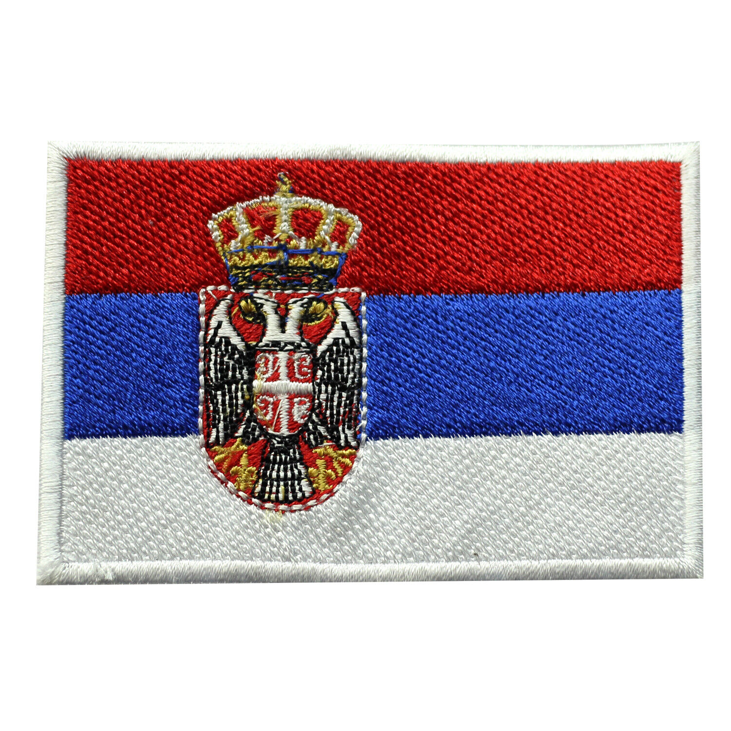 Serbia National Country Flag Patch Iron On Patch Sew On Badge Embroidered Patch