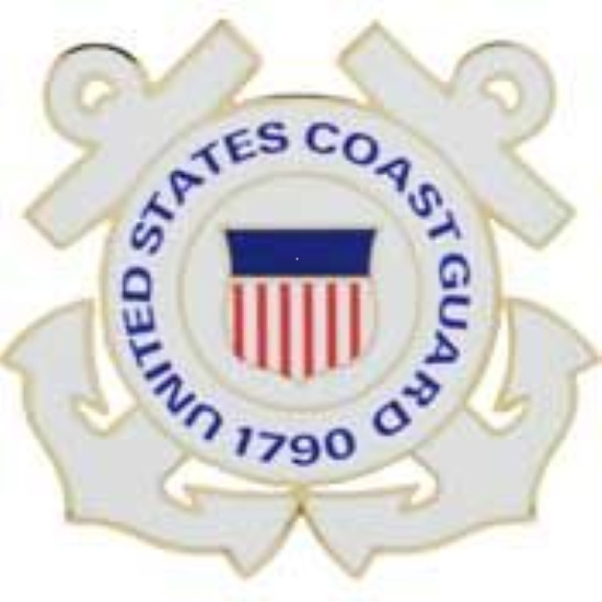 US Coast Guard Anchors 1 inch Pin