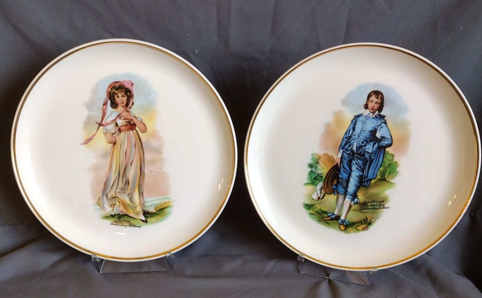 WS GEORGE LAWERENCE  MULDER & LOON AMSTERDAM HOLLAND 10 IN PLATES