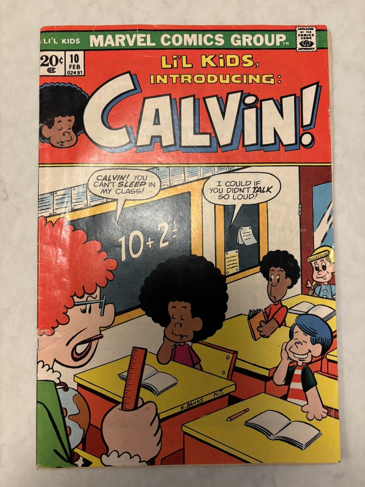 Li\'l Kids #10 ft. Calvin (Marvel Comics 1973) 1st Appearance of Calvin Rare