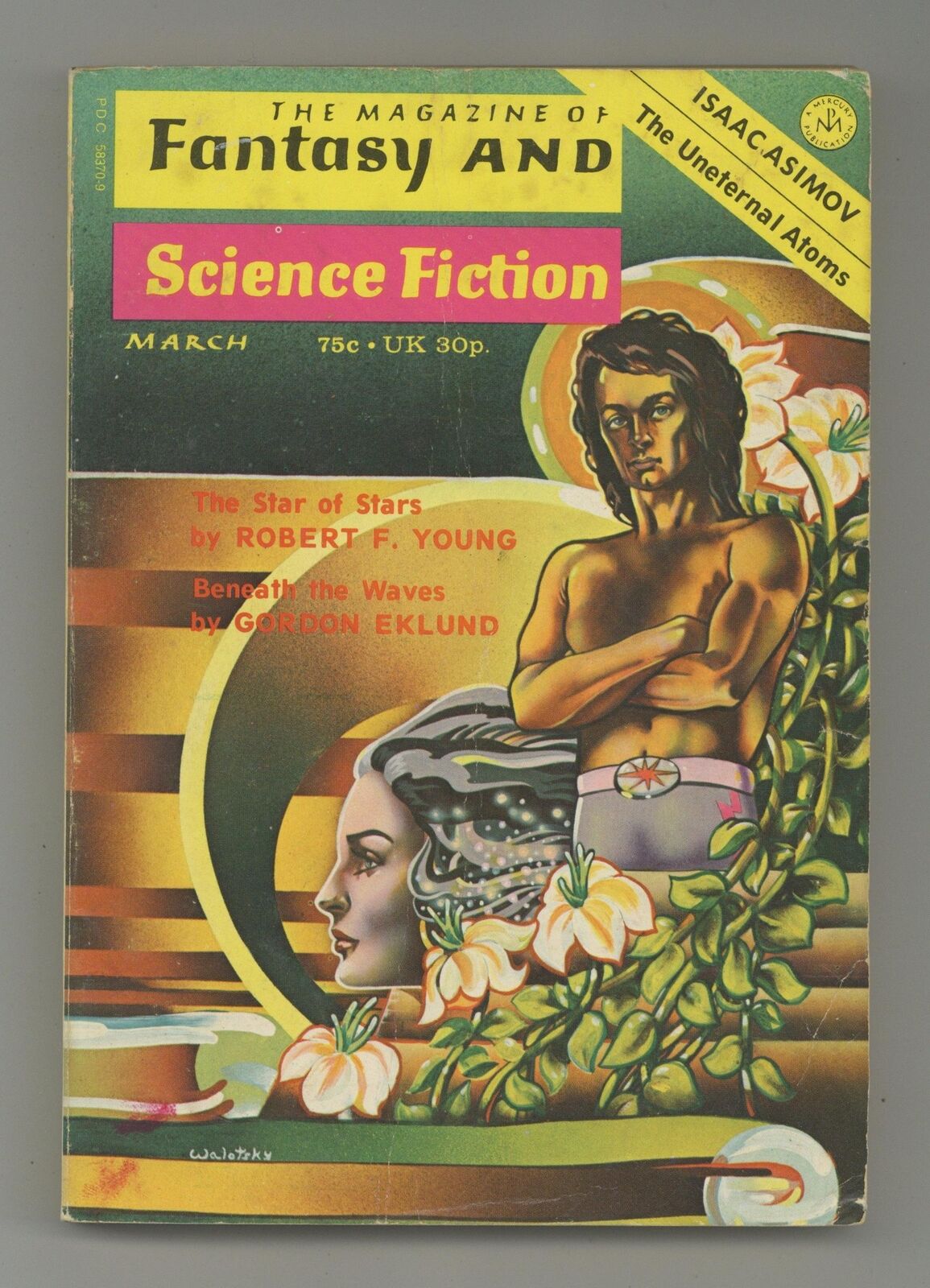 Magazine of Fantasy and Science Fiction Vol. 46 #3 VG- 3.5 1974 Low Grade