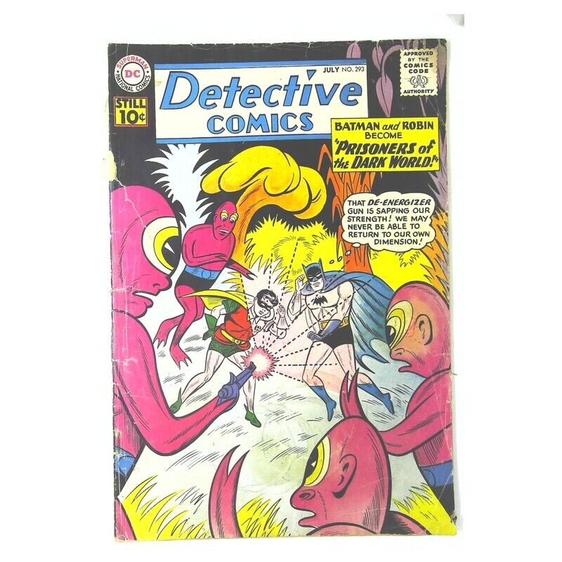 Detective Comics (1937 series) #293 in Good condition. DC comics [c;