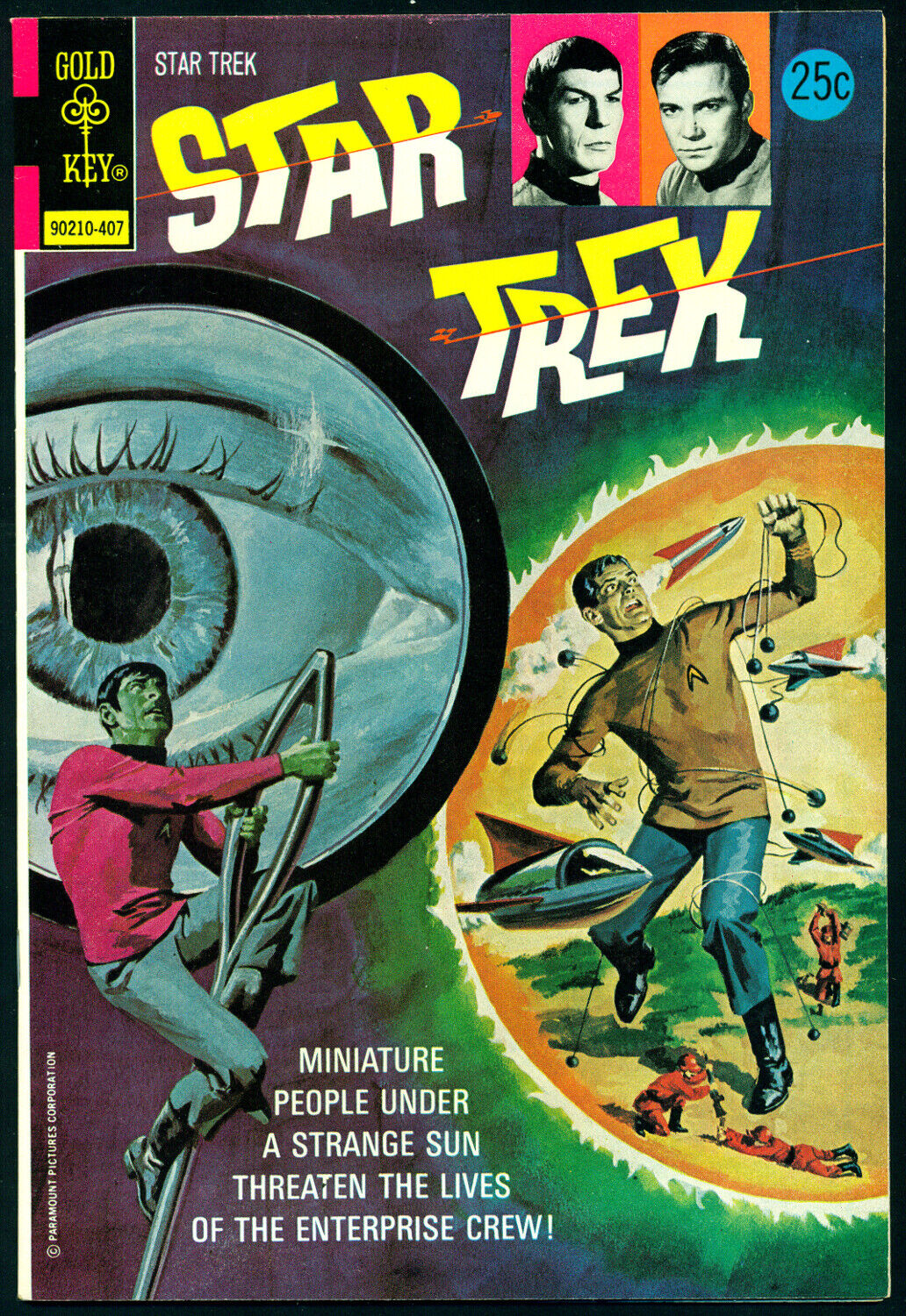 Star Trek #25 GoldKey 25¢ July 1974 \