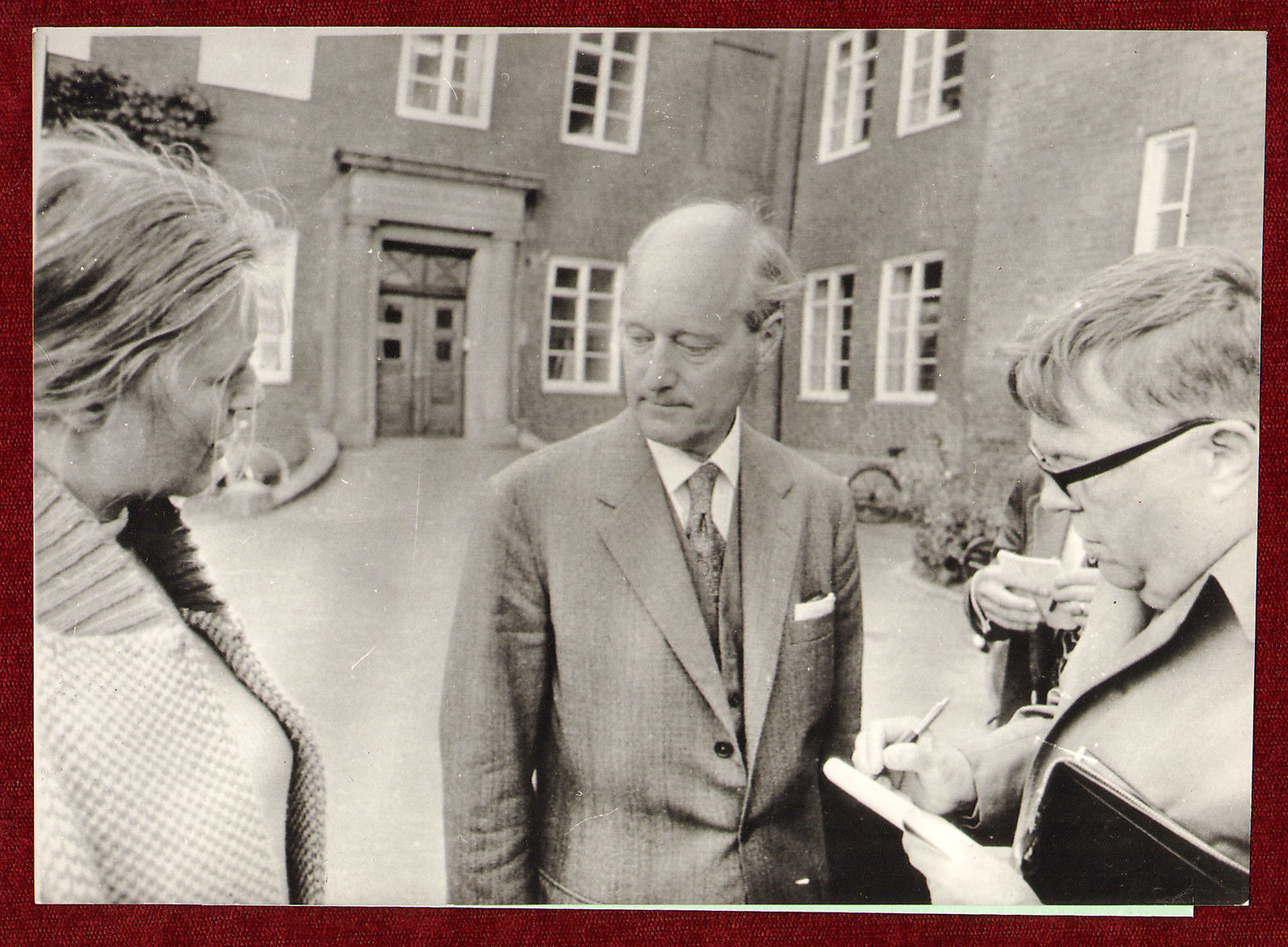 1973 Original Press Photo Gustaf VI Adolf of Sweden after Operation Helsingborg
