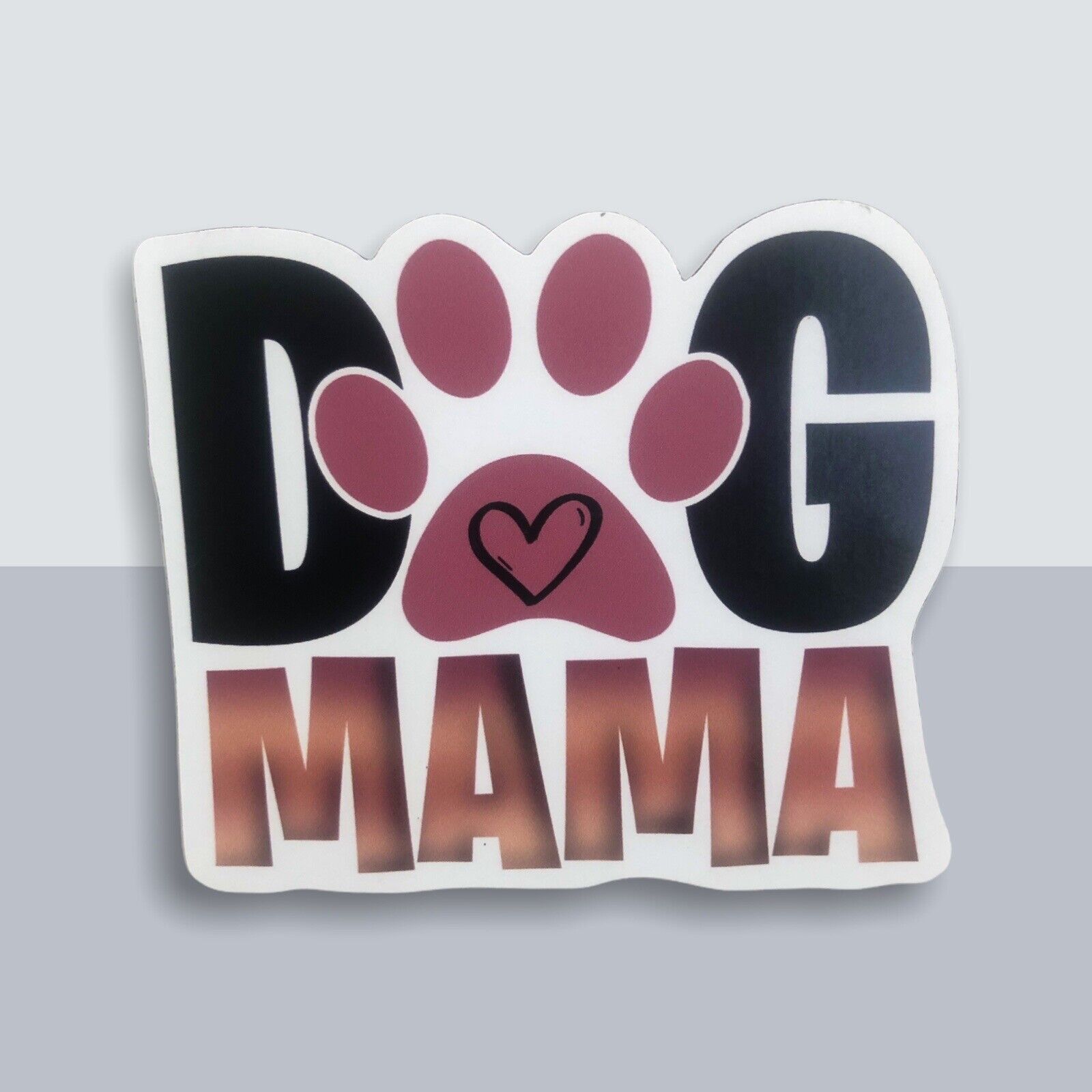 Dog Mama Magnet - Dog paw Fridge Car Magnet Small 3” X 3” Size - NEW
