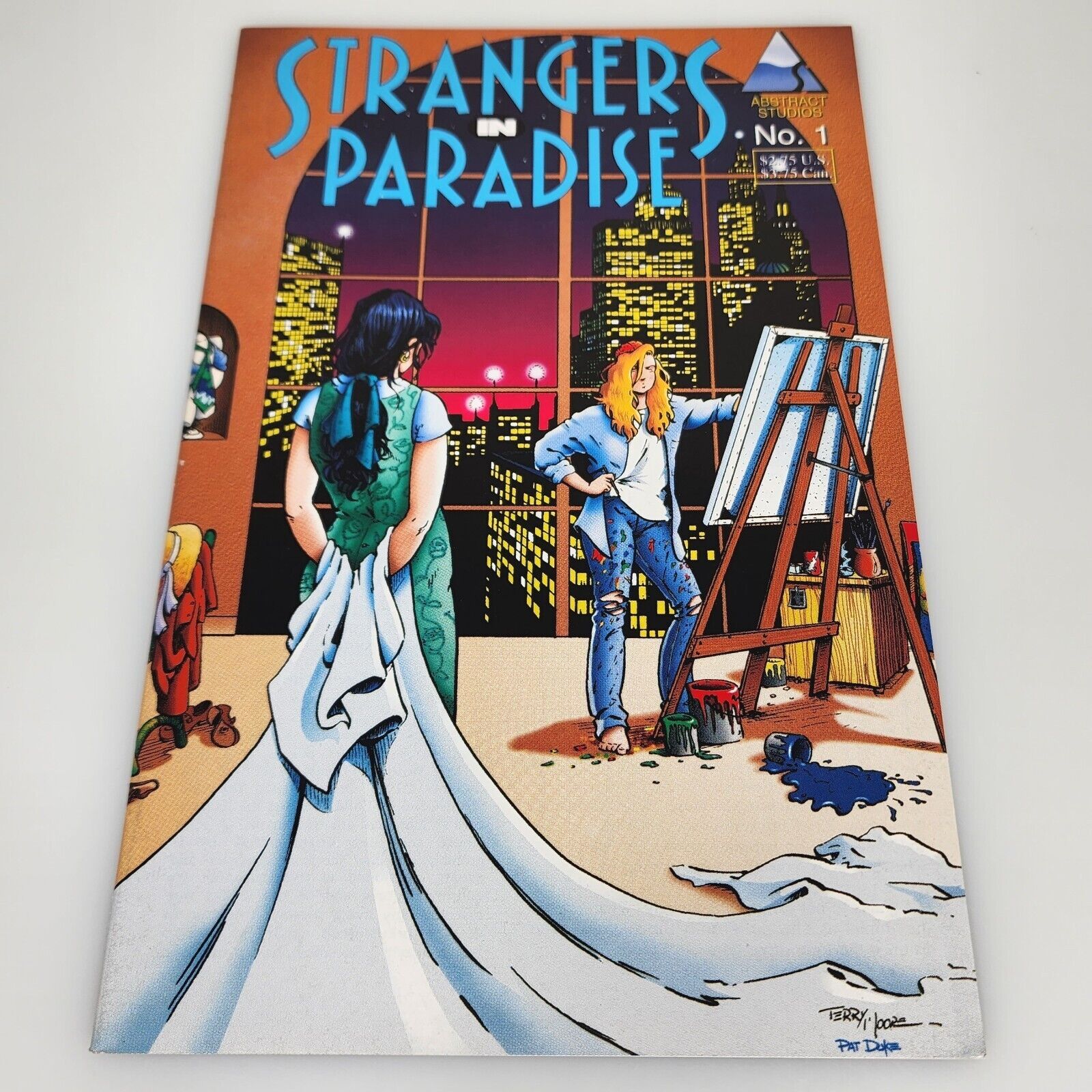 STRANGERS IN PARADISE #1 ABSTRACT 1994 Terry Moore 1st Print