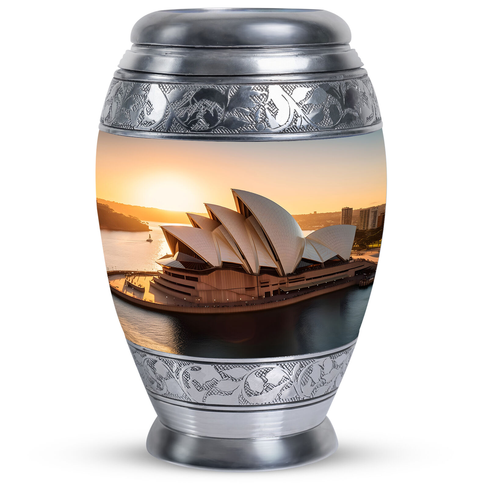 Urn For Human Ashes Sydney Opera House (10 Inch) Large Urn