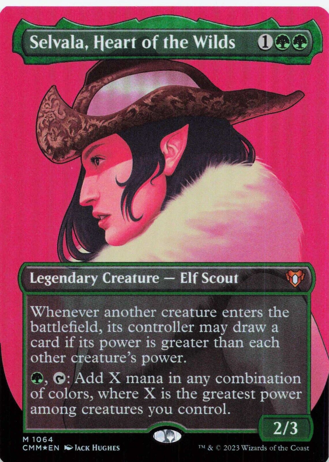 Magic The Gathering - Selvala, Heart of the Wilds (Textured Foil) CMM #1064