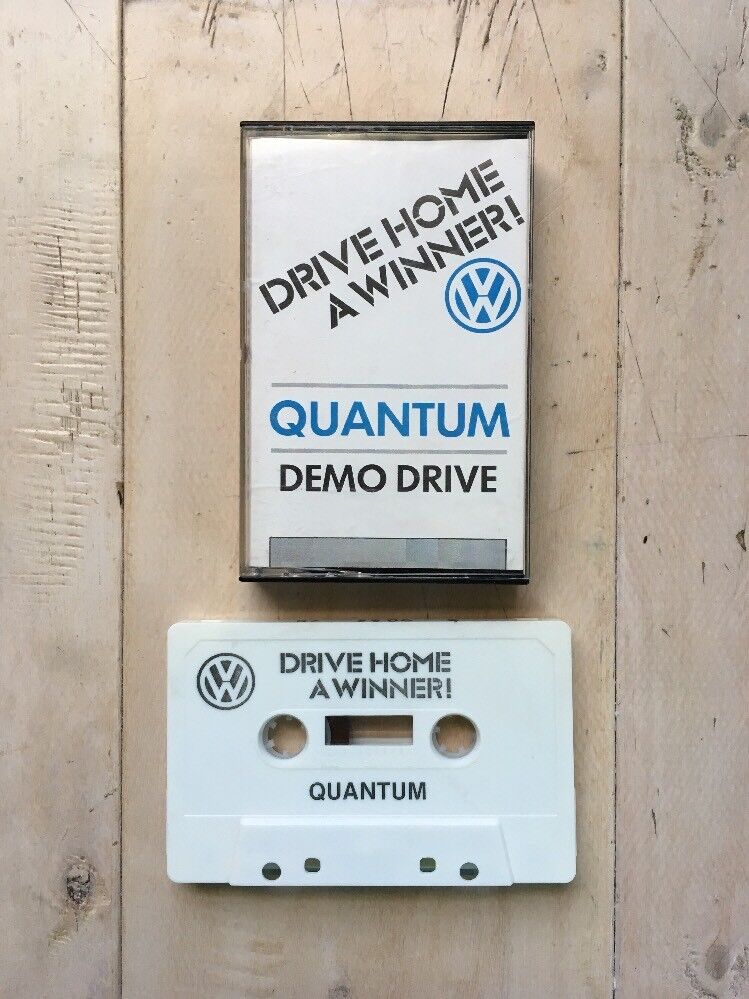 Vintage Volkswagen Casette Tape Quantum Demo Drive Rare