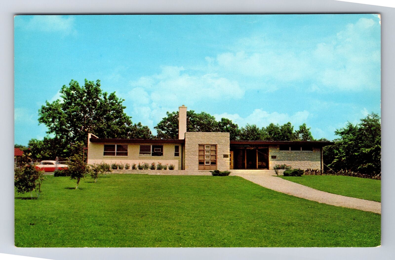 Columbus OH- Ohio, Headquarters, American Rose Society, Antique Vintage Postcard