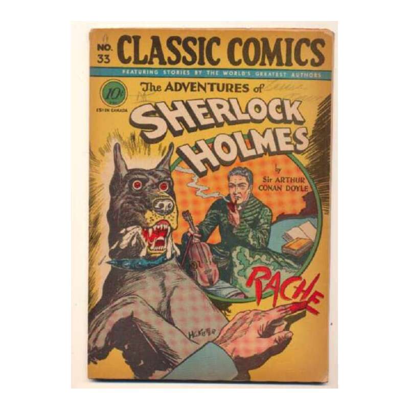 Classics Illustrated (1941 series) #33 HRN #33 in VG minus. Gilberton comics [k^