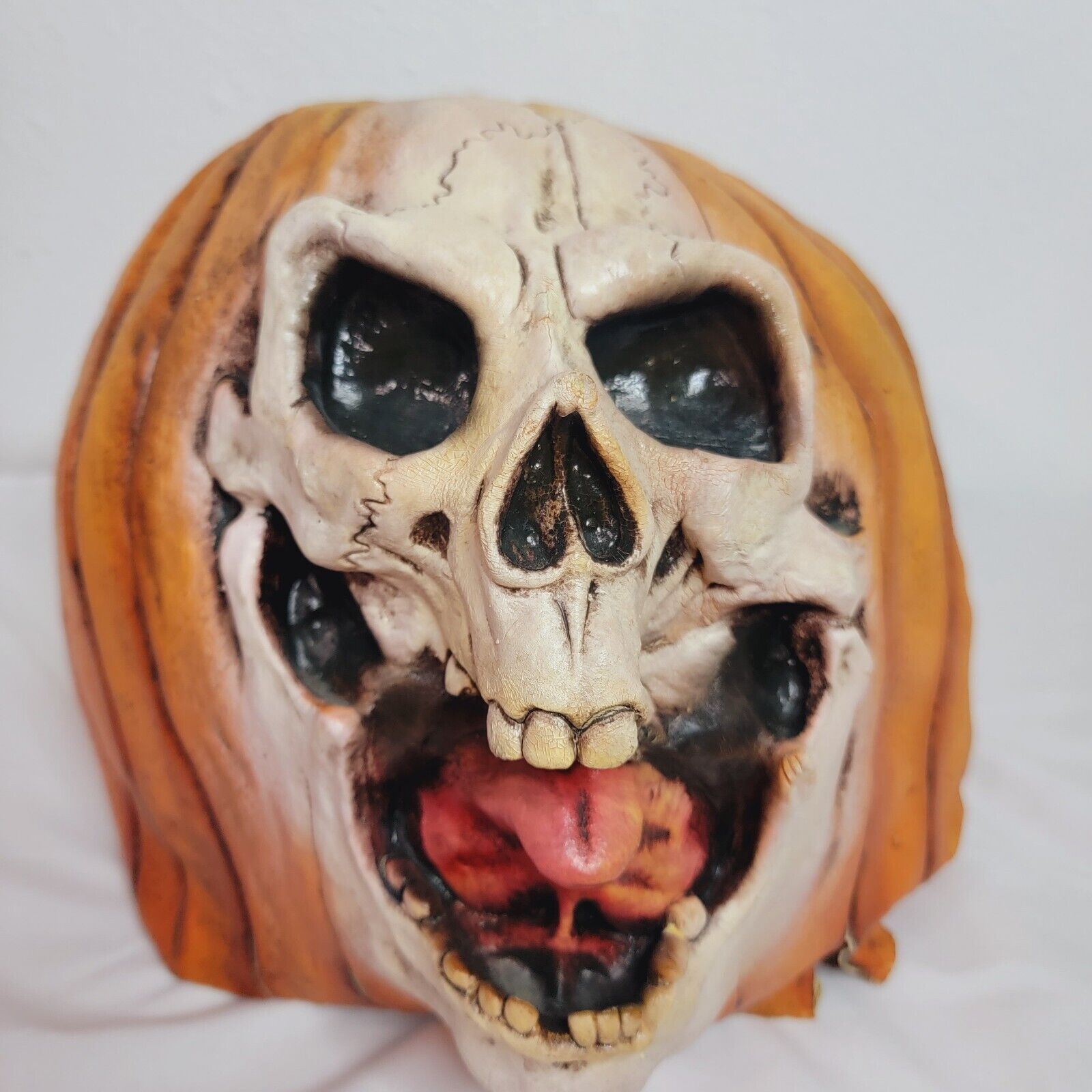 DEATH STUDIOS Henry Alvarez Inspired Halloween SKULL PUMPKIN MASK LATEX Prop