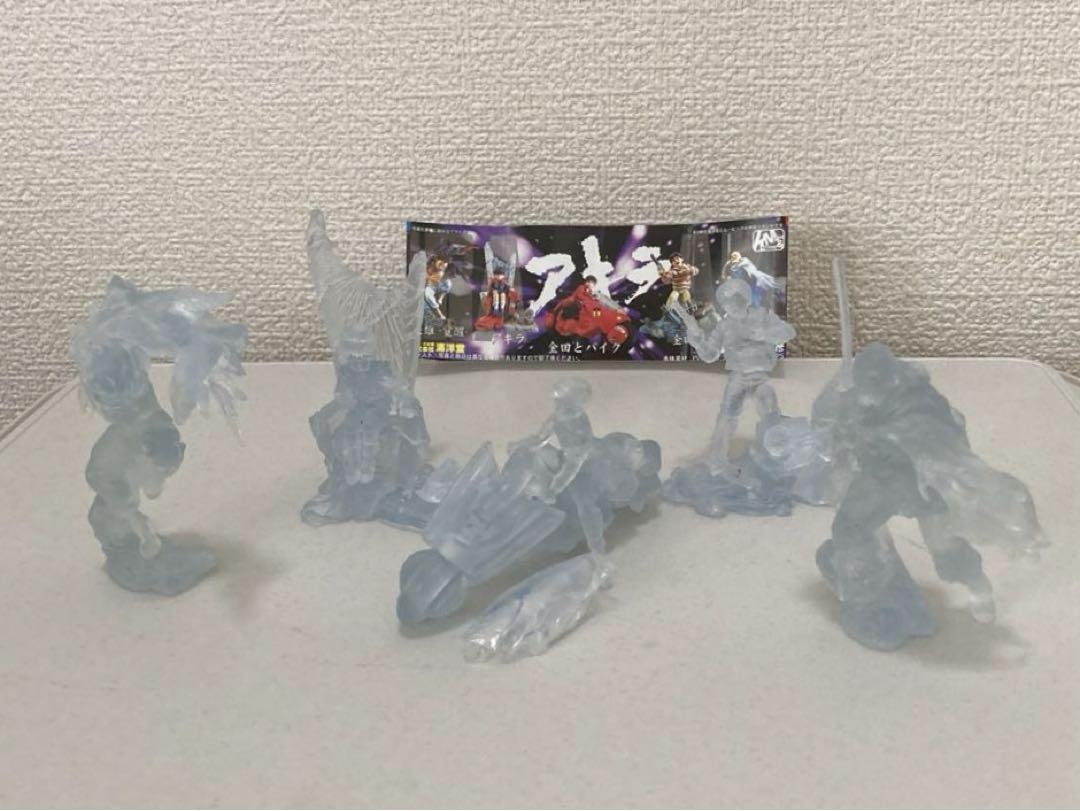 AKIRA Figure Clear Version Kaiyodo Set Lot of 5