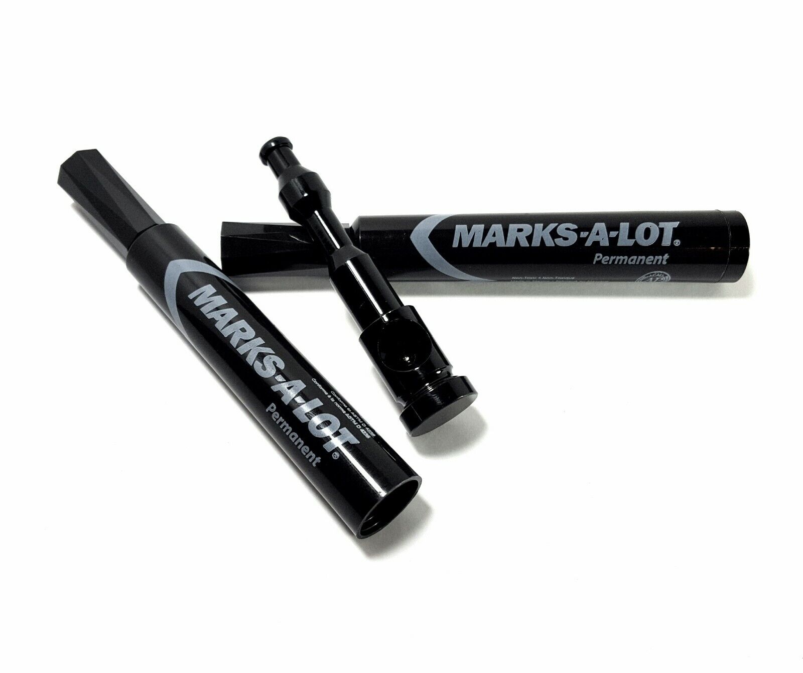Magic Marker Secret Stash Pipe Buy 2 Get 1 Free (Black-Black)