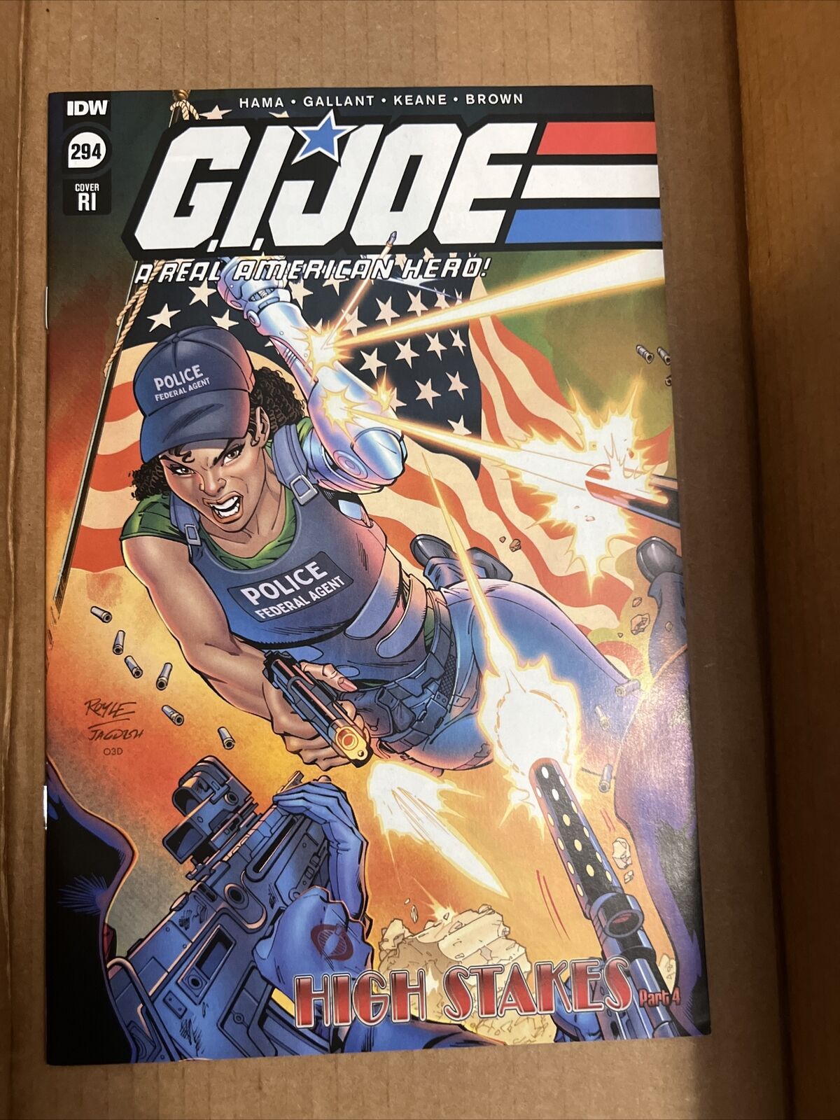 G.I. Joe A Real American Hero #294 Retailer Incentive Variant IDW 2022 GI Joe