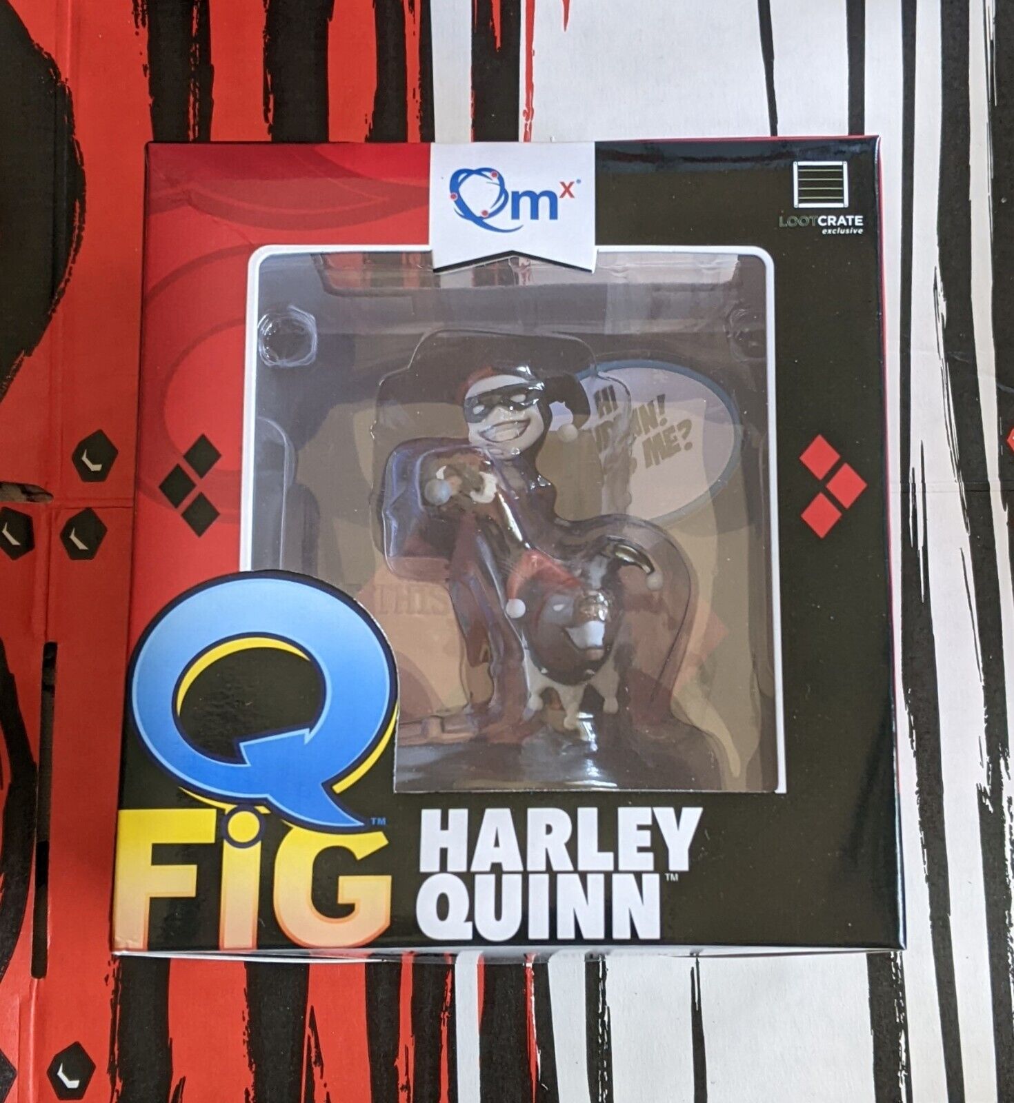 Loot Crate August 2016 Quantum Mechanix QM** Q-Fig Harley Quinn
