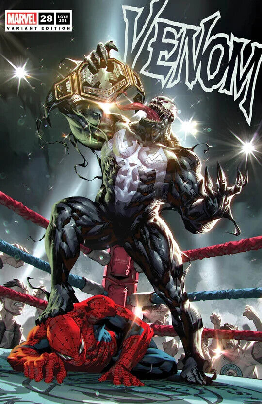 Venom #28 Kael Ngu Wrestling Belt Spider-Man Trade Variant (09/23/2020) Marvel