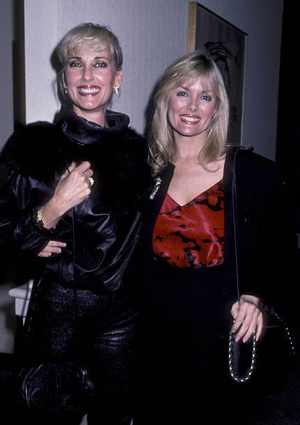 Janice Pennington and Dian Parkinson attend Focus Magazine Pa- 1986 Old Photo 1