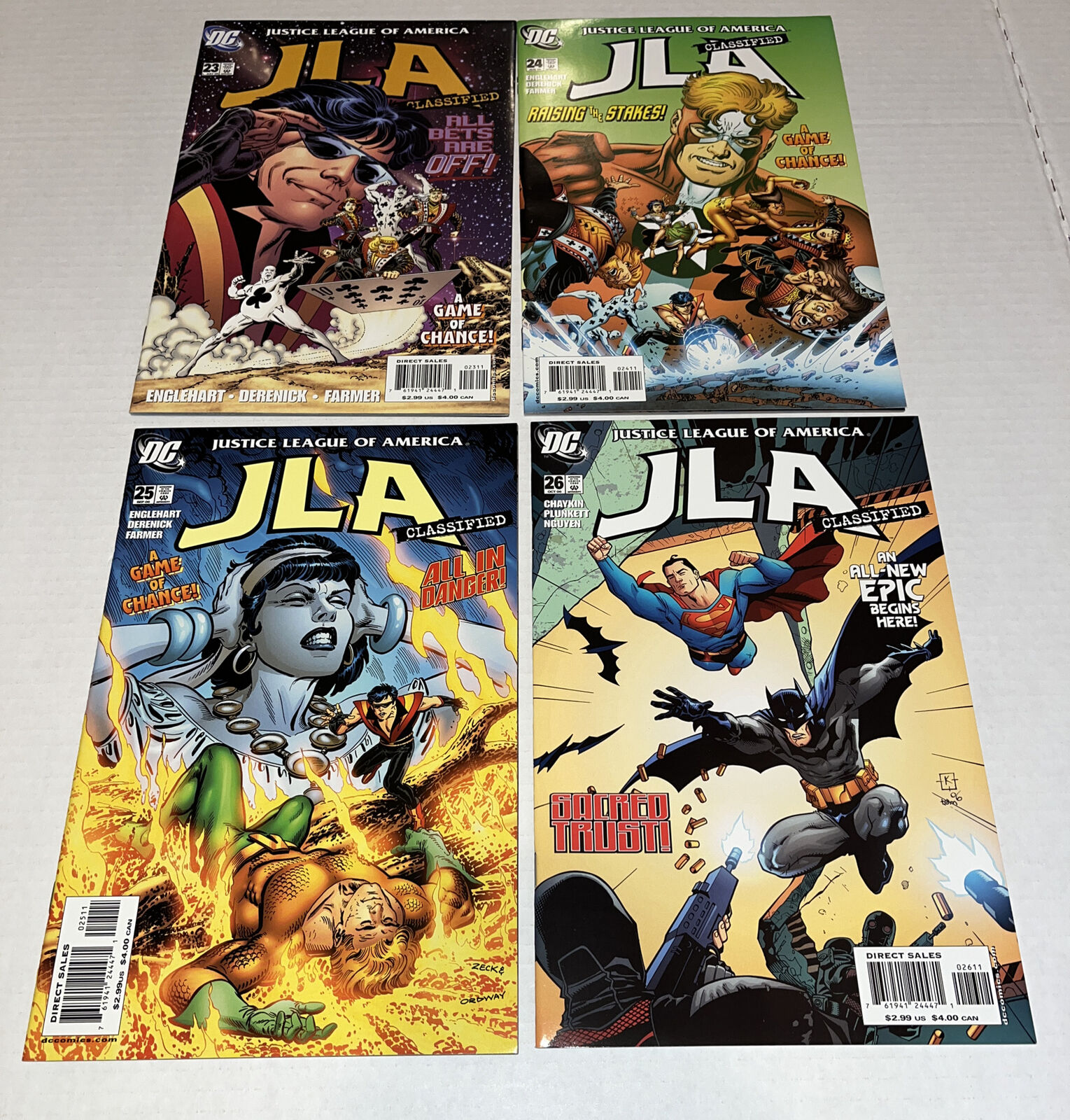 JLA: Classified. Lot Of 4/. 23, 24, 25, 26, 2006 DC . Combined Shipping.