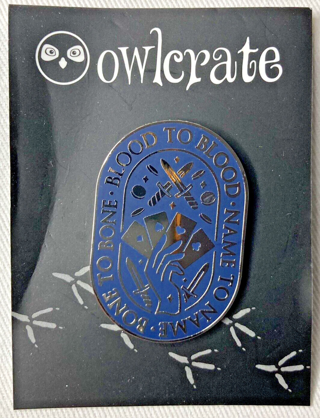 Owlcrate Enamel Pin 59 January 2020 Vengeance Will Be Mine Book Subscription NEW