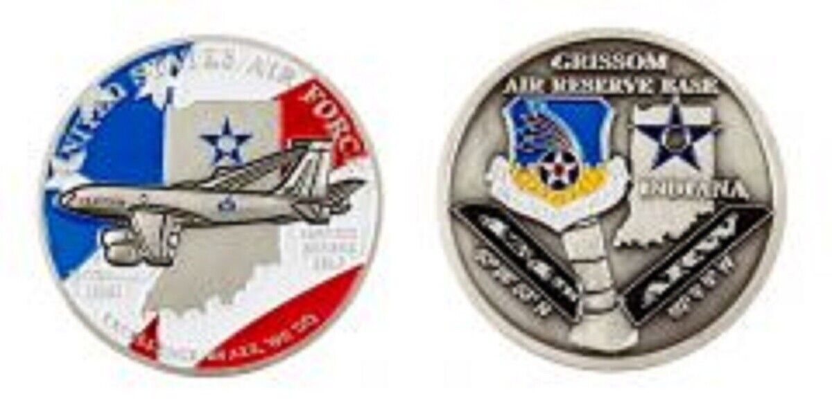GRISSOM AIR FORCE BASE AFB  CHALLENGE COIN
