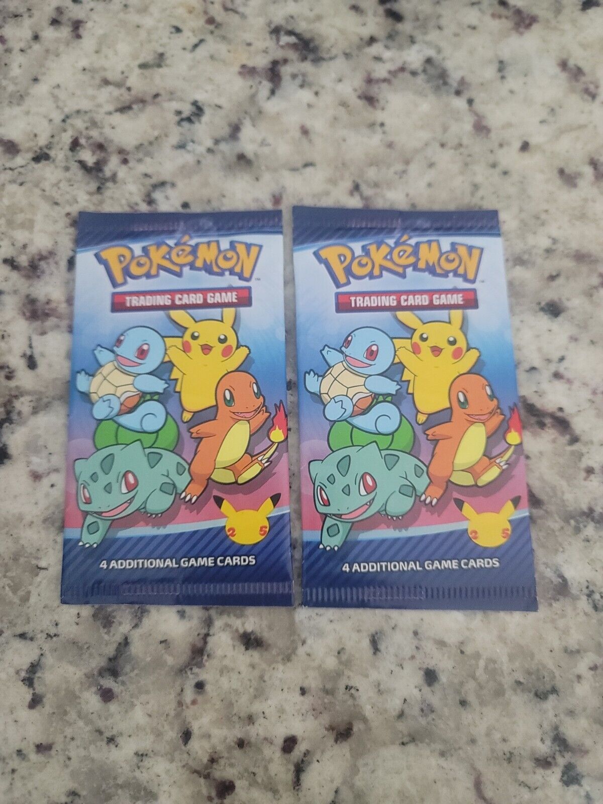 2x Pokémon Trading Card Packs 4 Cards Each Pack Brand New