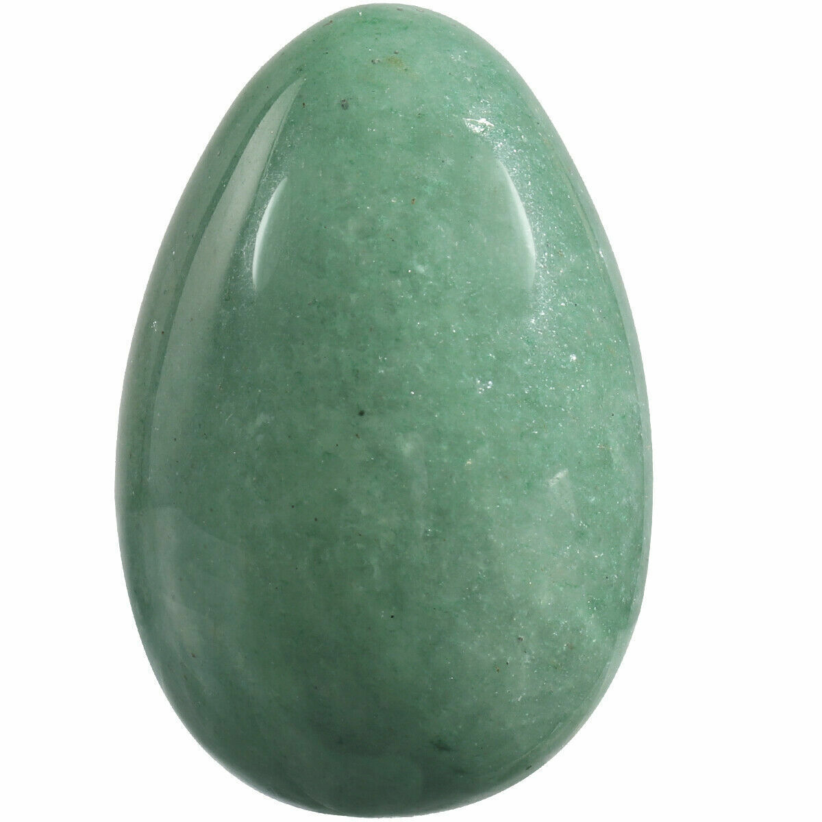 Natural Quartz Crystal Egg Gemstone Healing Exercise Palm Worry Reiki Stones