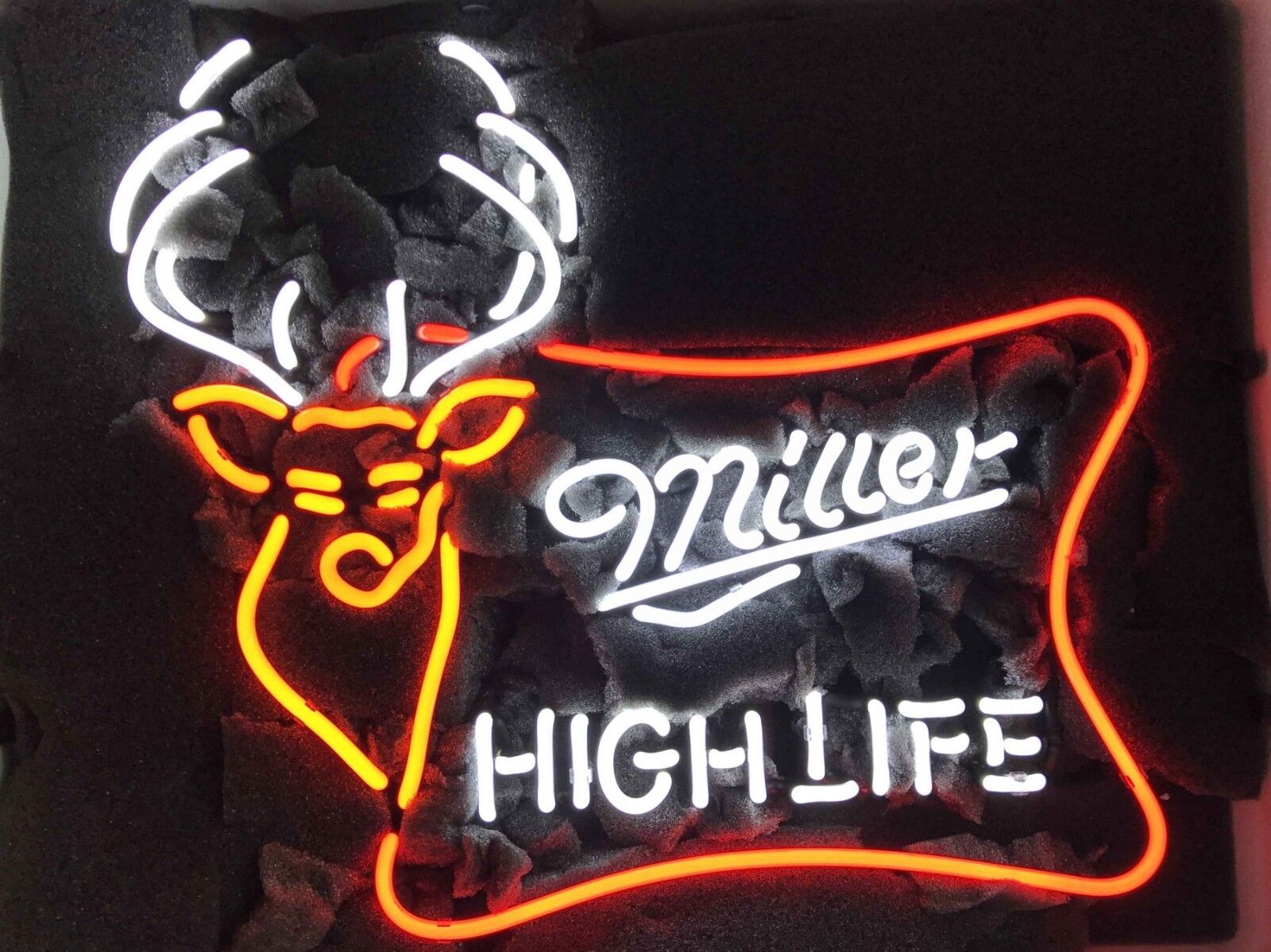 New Miller High Life Deer Man Cave Neon Light Sign 20\