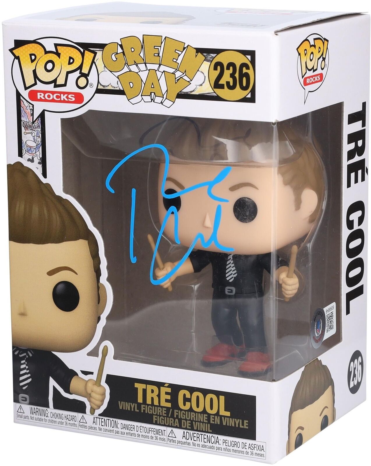 Tre Cool Green Day Figurine