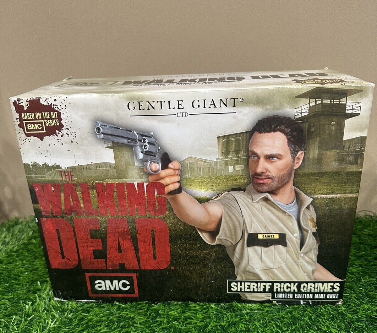 Gentle Giant The Walking Dead Limited Edition Sheriff Rick Grimes Bust Open Box