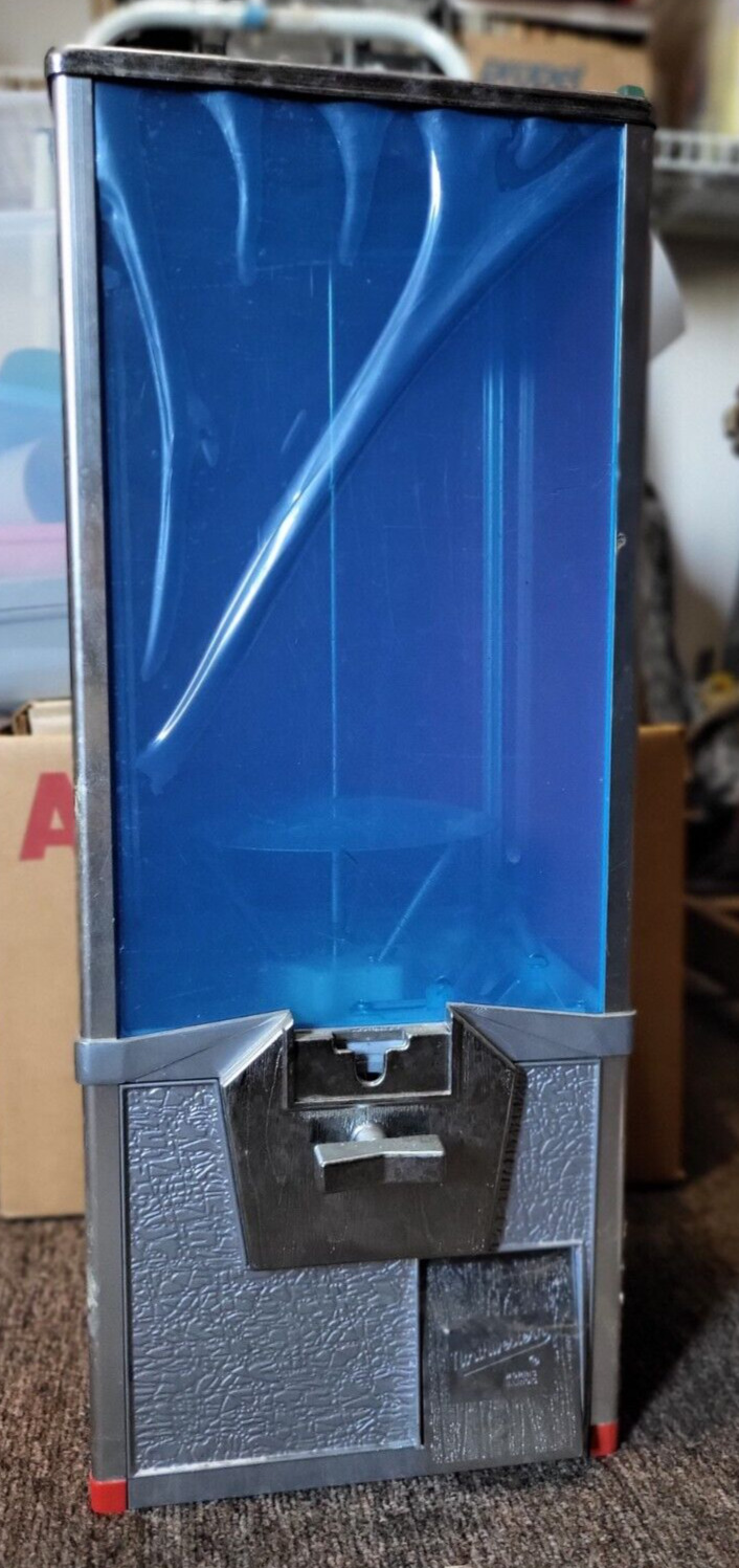 Vintage Northwestern Pez Candy Dispenser Machine - Glass & Metal