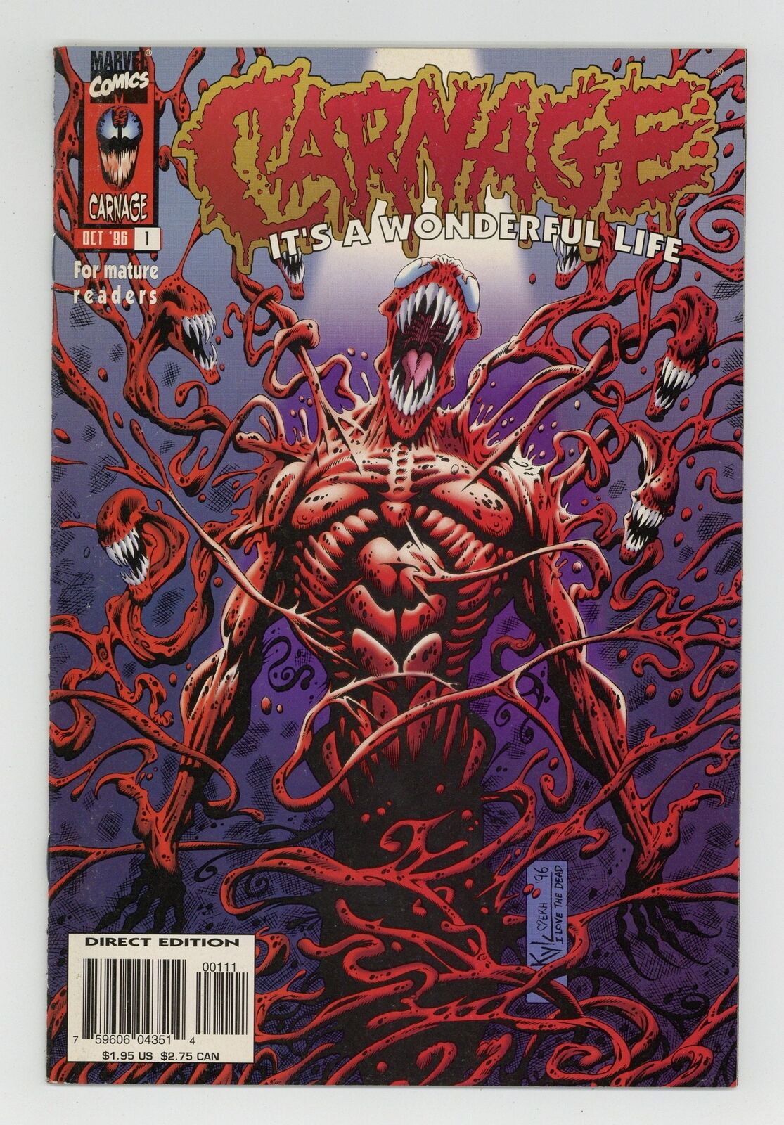 Carnage It's a Wonderful Life #1 FN 6.0 1996