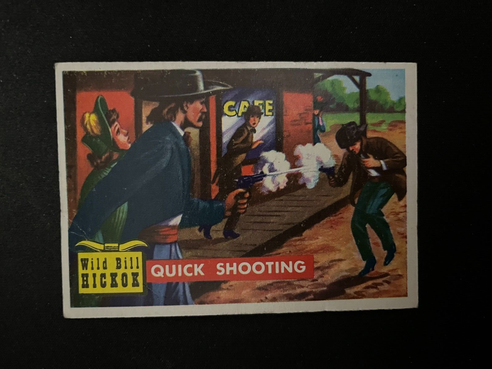 1956 Topps Roundup #5 Wild Bill Hickok Quick Shooting Vg
