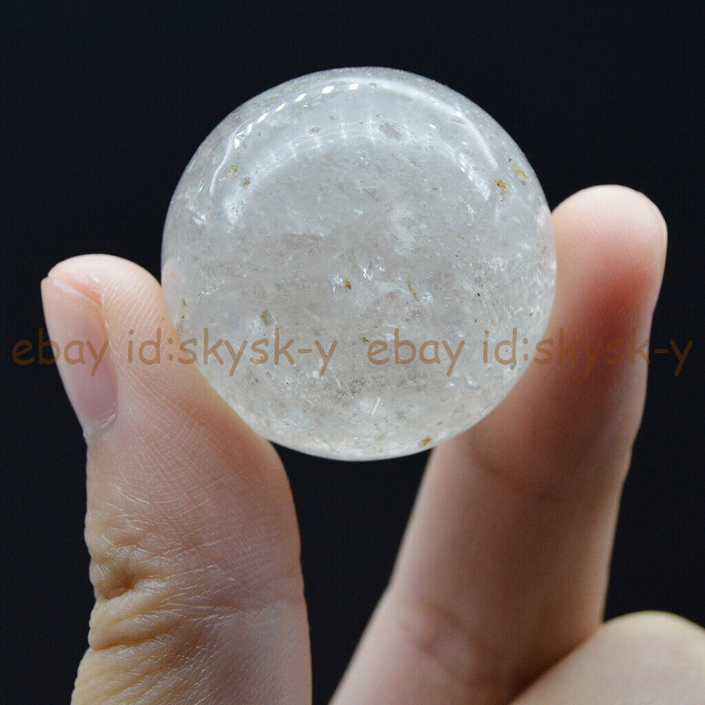 30MM Natural Gemstone Sphere Tigers Eye Crystal Rhodochrosite Ball Reiki Healing