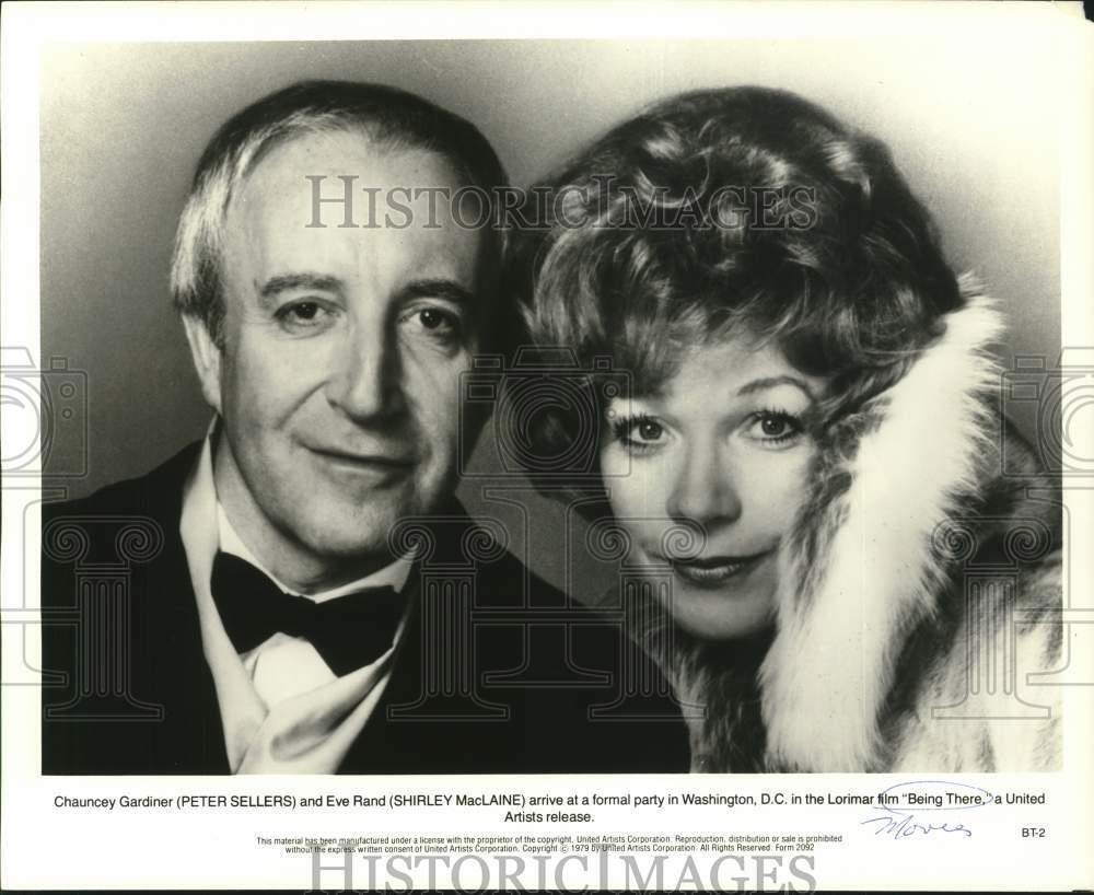 1979 Press Photo Peter Sellers & Shirley MacLaine in \