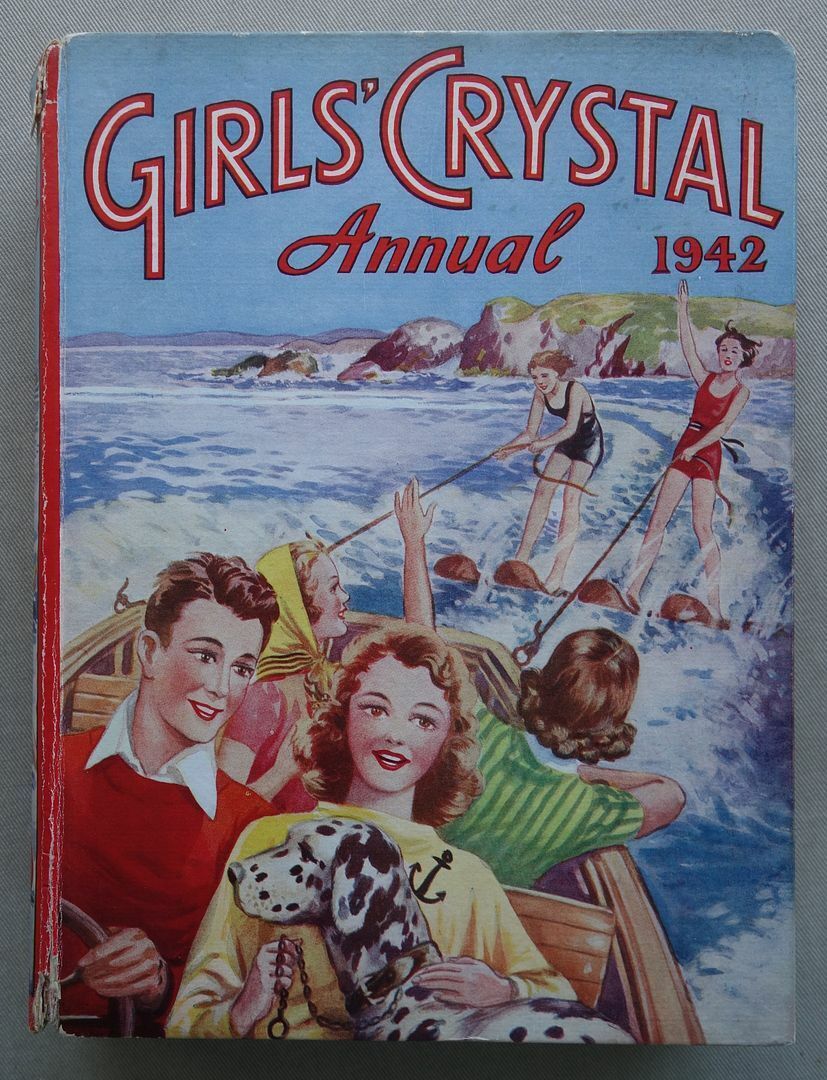 Girls\' Crystal Annual 1942 GD in PR Glassine Dustjacket (phil-comics)