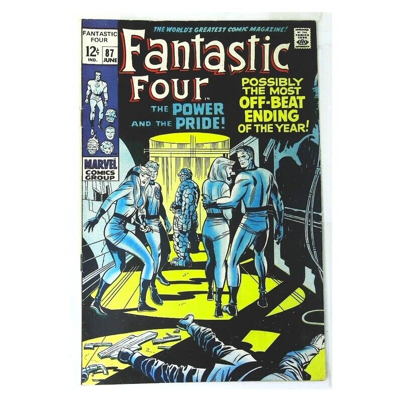 Fantastic Four (1961 series) #87 in Fine minus condition. Marvel comics [u/