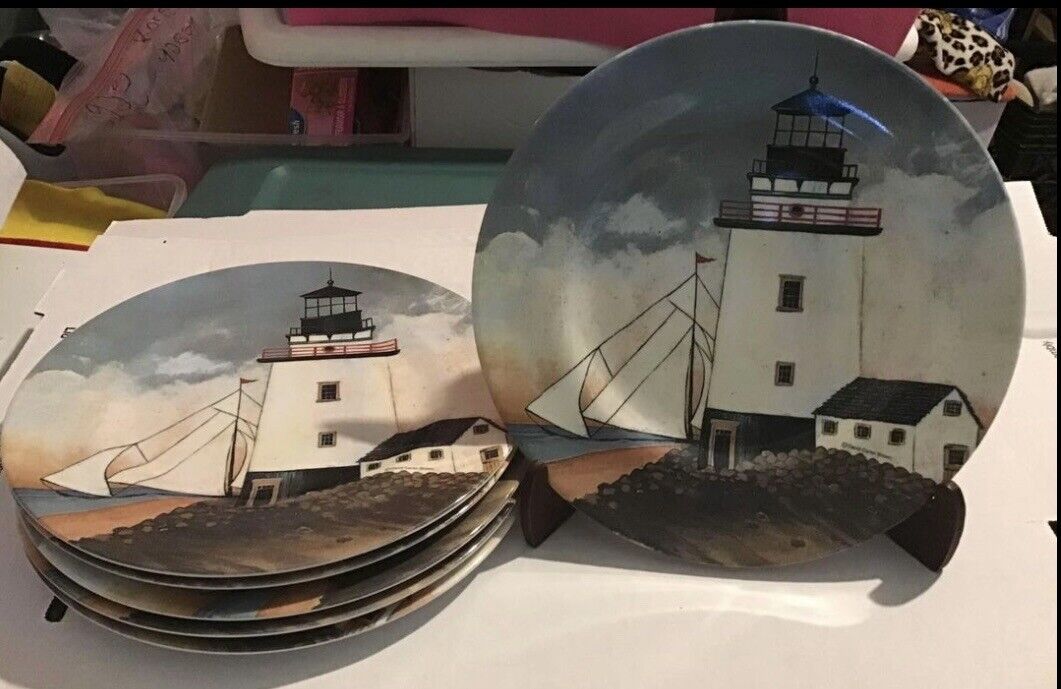 6 Evolution Lighthouse 8 1/2” Plates