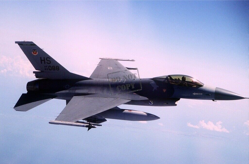US AIR FORCE USAF F-16 Fighting Falcon aircraft 8X12 PHOTOGRAPH