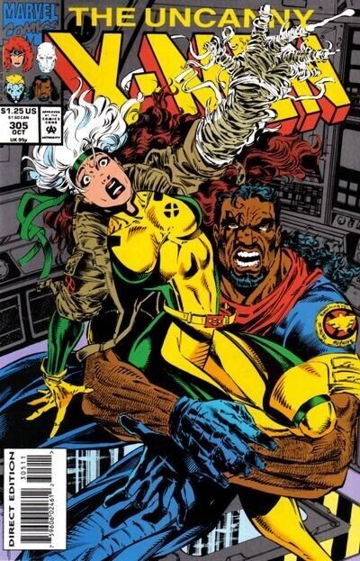 Uncanny X-Men (1981) #305 1st Appearance The Phalanx Direct Market VF- StockImag