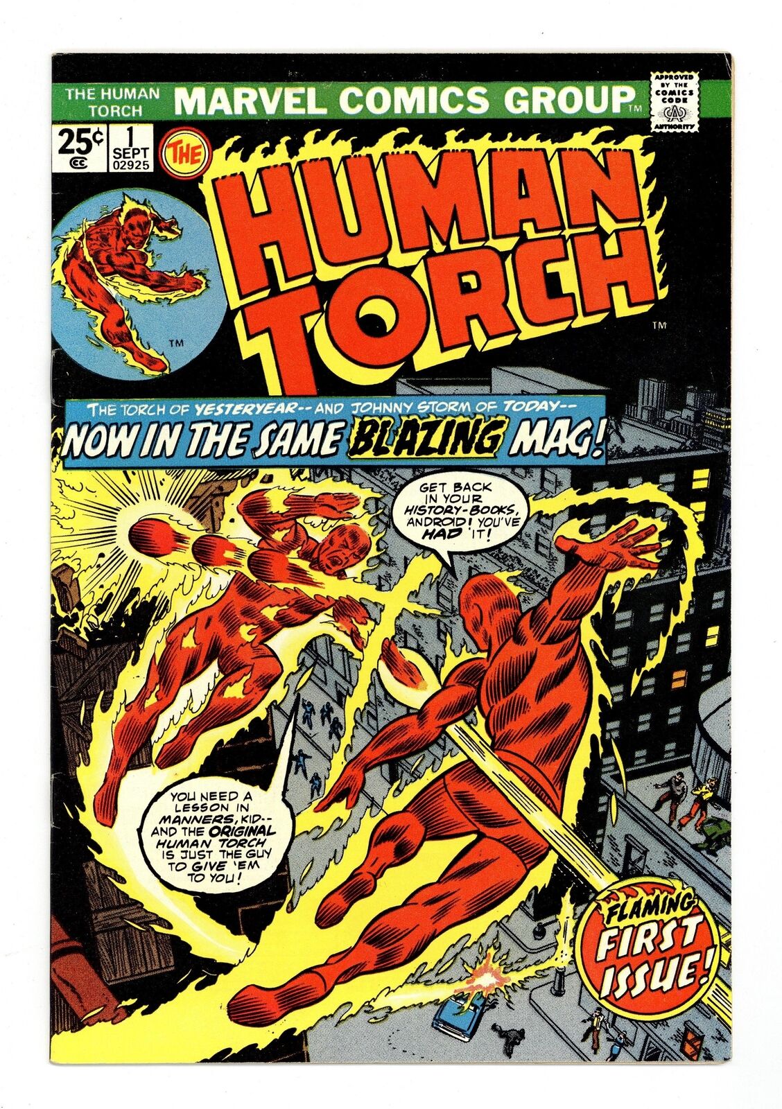 Human Torch #1 FN+ 6.5 1974