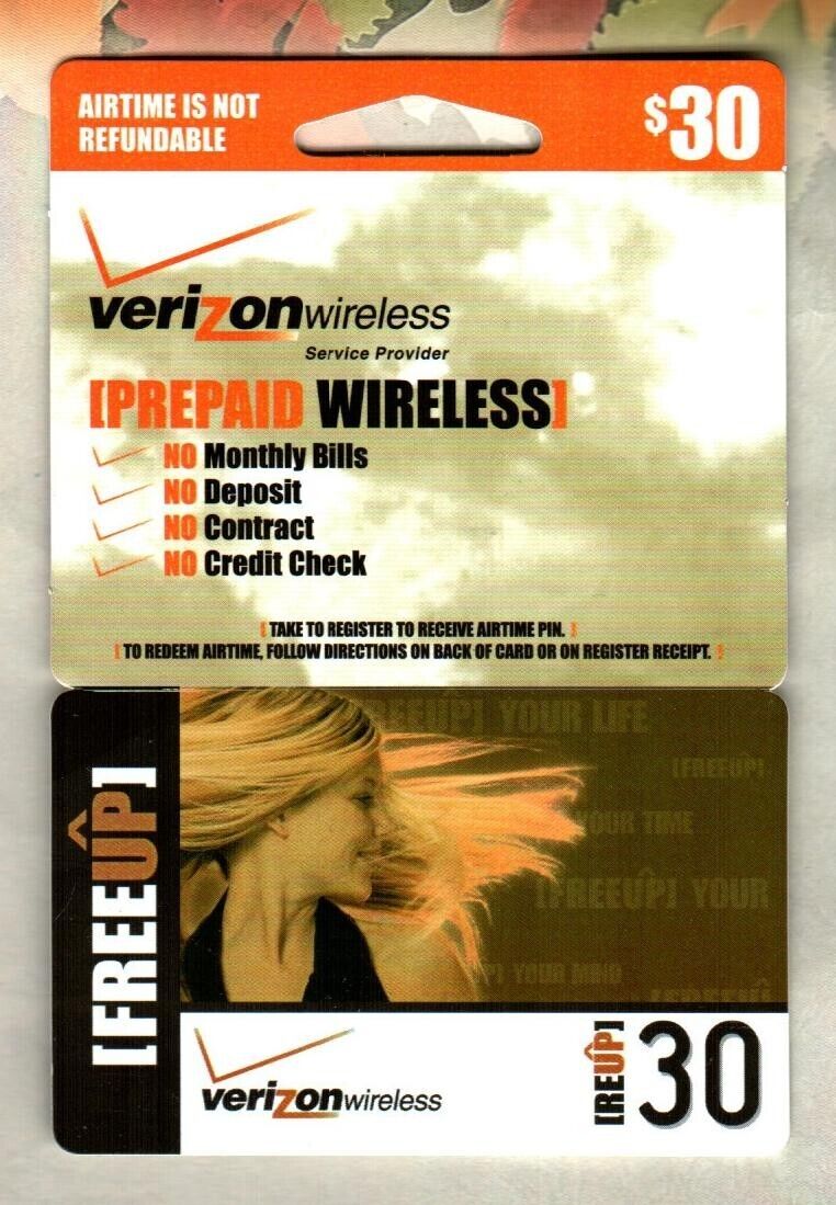 VERIZON WIRELESS / CVS Blowing Hair ( 2005 ) Phone Card ( $0 - NO VALUE )