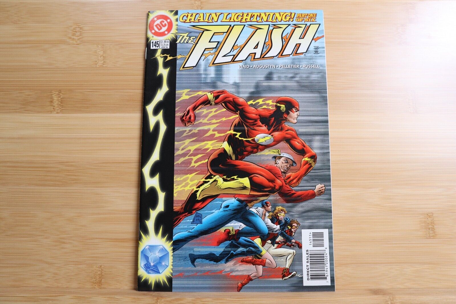The Flash #145 DC Comics Vol. 2 Wally West Chain Lightening NM - 1999